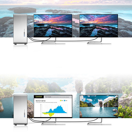 Ugreen kabel przewód DisplayPort - DVI 2m czarny (DP103)