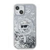 KARL LAGERFELD ETUI HARDCASE LIQUID GLITTER CHOUPETTE HEAD DO IPHONE 15 14