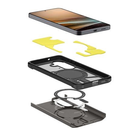 Spigen Tough Armor MagSafe, gunmetal - Samsung Galaxy S26+