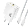 DUDAO ŁADOWARKA A27 MAXC 35W DO TELEFONÓW IPHONE 12 13 14 15 Z KABLEM