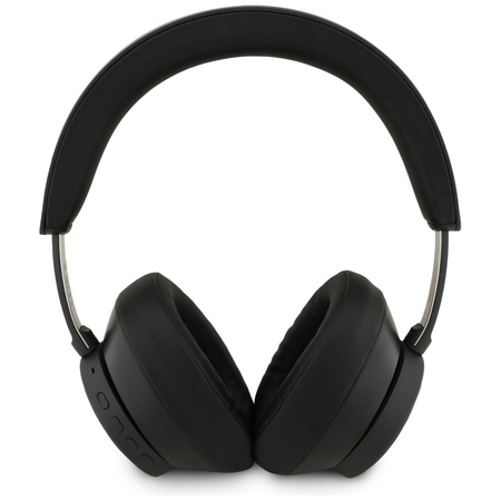 Słuchawki nauszne Guess Bluetooth ENC    Saffiano Triangle Logo czarny