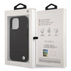 Etui BMW BMHMP14XSLLBK na iPhone 14 Pro Max - czarne Signature Logo Imprint Magsafe