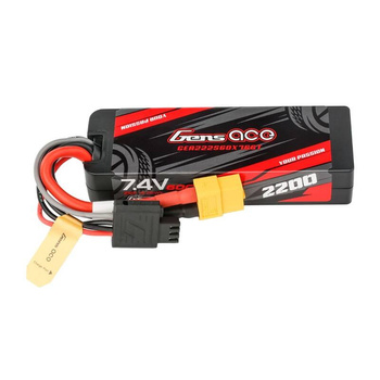 GENS ACE BATERIA LIPO G-TECH 2200MAH 7.4V 60C DO MODELI RC Z WTYCZKĄ XT60