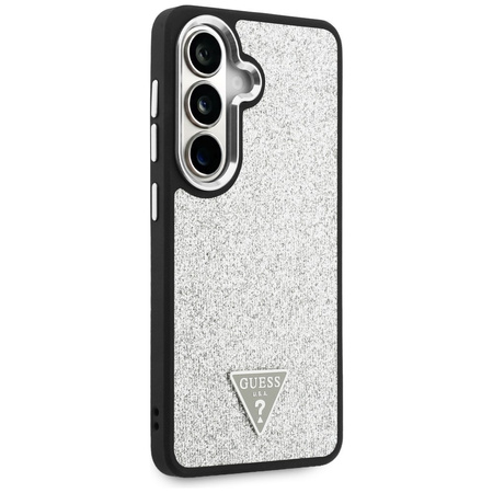 Etui Guess Fixed Glitter Triangle        MagSafe do Samsung Galaxy S26 srebrny