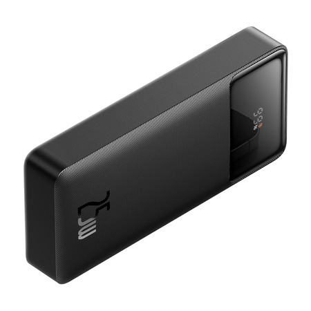 Powerbank 20000mAh USB / USB C 25W PD QC + kabel USB C 60W Baseus Bipow - czarny