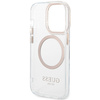 Guess GUHMP15LHTRMD iPhone 15 Pro 6.1złoty/gold hard case Metal Outline Magsafe
