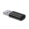 BASEUS ADAPTER PRZEJŚCIÓWKA OTG USB-A DO USB-C DO TELEFONÓW TABLETÓW CZARNY