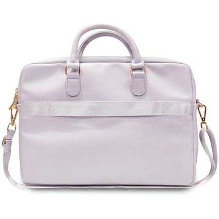Guess Torba GUCB15ZPGSTEGU 16fioletowy/purple Triangle 4G