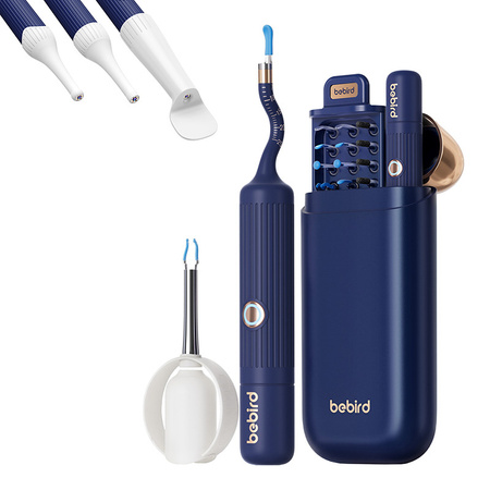 Otoskop z kamerą do czyszczenia uszu Bebird EarSight Plus (niebieski)