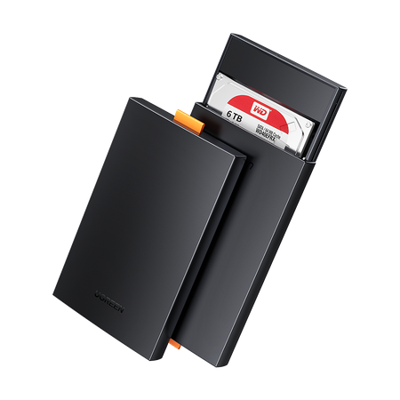 Ugreen kieszeń obudowa dysku SSD / HDD 2.5'' USB 3.0 SATA czarna (CM237)