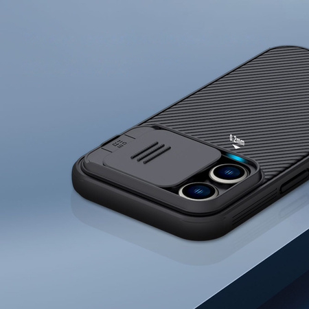 Nillkin CamShield Pro Case etui iPhone 14 Pro pancerny pokrowiec osłona na aparat kamerę zielony
