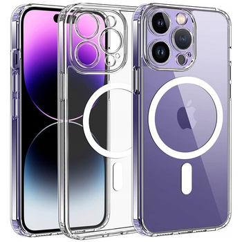 CO2 ETUI MAGNETYCZNE CLEAR CASE WZMOCNIONE DO MAGSAFE IPHONE 15 PRO