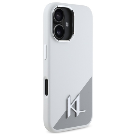 KARL LAGERFELD ETUI HARDCASE DO IPHONE 16 6.1 DO MAGSAFE SILICONE INITIAL