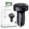 Acefast ładowarka samochodowa 66W 2x USB Typ C / USB, PPS, Power Delivery, Quick Charge 4.0, AFC, FCP, SCP czarny (B3 black)