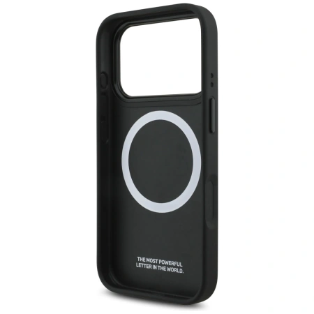 BMW ETUI M PERFORATED STRIPE LOGO DO MAGSAFE IPHONE 17 PRO LUKSUSOWA