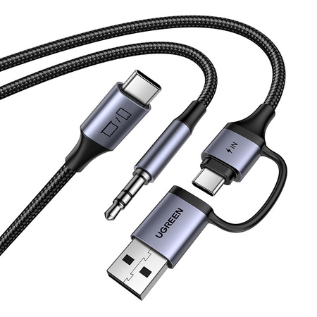 UGREEN KARTA DŹWIĘKOWA CM772 USB-C DO 3.5MM + USB-C/A DO TELEFONÓW