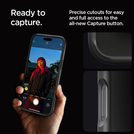 SPIGEN ULTRA HYBRID DO IPHONE 16 PRO MAX CASE Z PRZEJŻYSTYM TYŁEM I OCHRONĄ