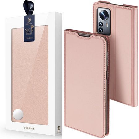 Dux Ducis Skin Pro kabura etui pokrowiec z klapką Xiaomi 12 Pro różowy