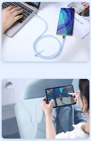MCDODO KABEL Z WYŚWIETLACZEM USB-C SZYBKIE ŁADOWANIE USB TYP C 5A 100W 1M