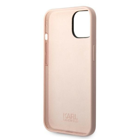 Karl Lagerfeld KLHCP14MSNIKBCP iPhone 14 Plus 6,7" hardcase różowy/pink Silicone Ikonik