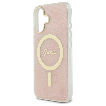 GUESS ETUI CASE HARDCASE IML DO IPHONE 16 PLUS 6.7 DO MAGSAFE 4G RÓŻOWE