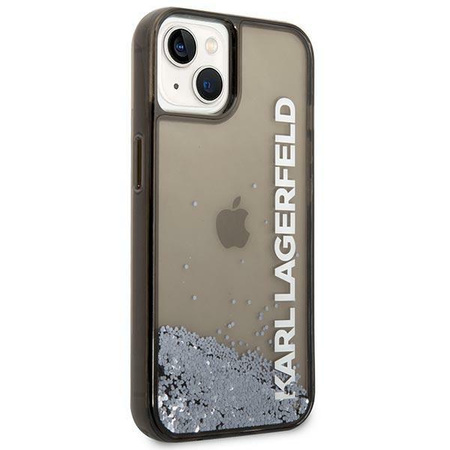 Karl Lagerfeld KLHCP14MLCKVK iPhone 14 Plus 6,7" czarny/black hardcase Liquid Glitter Elong