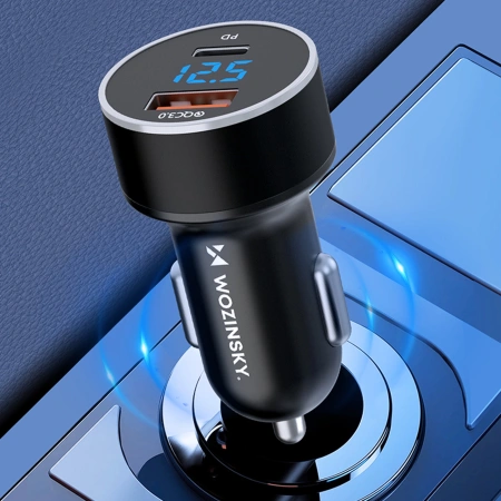 WOZINSKY ŁADOWARKA USB-C DO TELEFONÓW 36W DO SAMOCHODU Z SZYBKIM ŁADOWANIEM