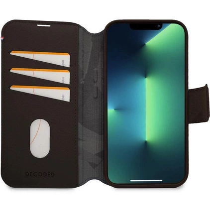 Decoded Detachable Wallet - skórzana obudowa ochronna do iPhone 14 Pro kompatybilna z MagSafe (brown)