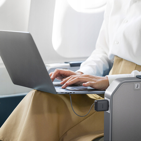 MCDODO SZYBKA ŁADOWARKA SIECIOWA ZASILACZ 2X USB-C USB-A PD GAN 35W KABEL