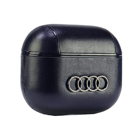 AUDI LEATHER BIG LOGO COVER DO AIRPODS 3 POKROWIEC OCHRONNY Z LOGO SKÓRZANY