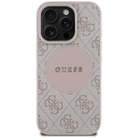 GUESS ETUI DO TELEFONU MAGNETYCZNE DO MAGSAFE IPHONE 16 PRO 4G CIRCLE LOGO