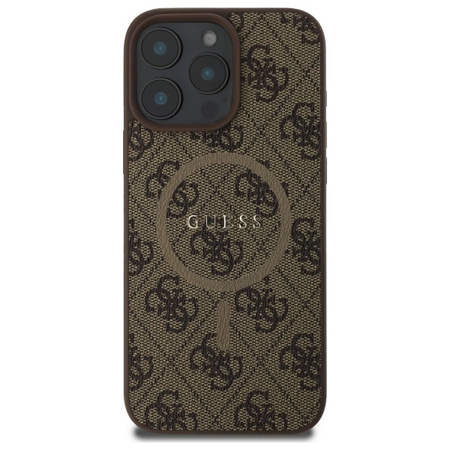 GUESS POKROWIEC DO IPHONE 16 PRO MAX 6.9 DO MAGSAFE HARDCASE RING LOGO