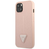 Guess GUHCP14SPSATLP iPhone 14 6,1" różowy/pink hardcase SaffianoTriangle Logo