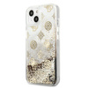 Guess GUHCP13SLGPEGO iPhone 13 mini 5,4" złoty/gold hardcase Peony Liquid Glitter