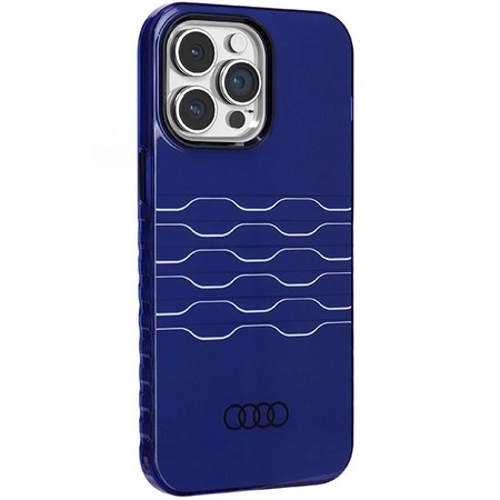 Etui Audi IML MagSafe na iPhone 14 Pro Max - niebieskie