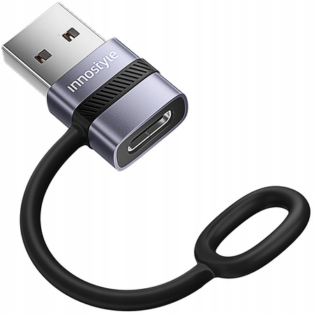 INNOSTYLE ADAPTER PRZEJŚCIÓWKA USB-A 3.0 DO USB-C NA USB TYP C 3A 5GBPS OTG