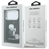 Etui Karl Lagerfeld Karl & Choupette     Back Logo MagSafe do iPhone 17 Pro czarny