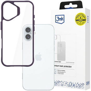 Apple iPhone 16 - 3mk Satin Armor Case+ Purple