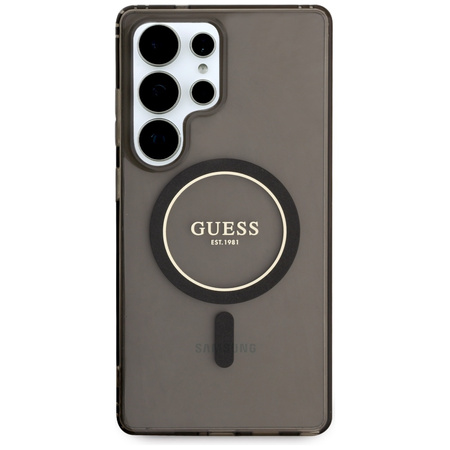 GUESS ETUI POKROWIEC DO SAMSUNG GALAXY S25 ULTRA MAGNETYCZNE GLITTER CIRCLE