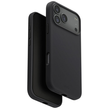 Etui UNIQ Lino do iPhone 17 Pro Max      Magclick Charging szary