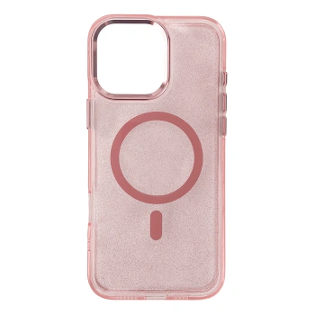 HURTEL ETUI GLITTER CASE DO IPHONE 16 PRO DO MAGSAFE TELEFON Z BROKATOWYM