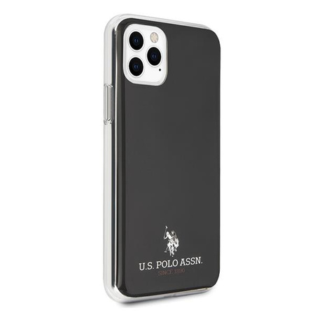 Etui U.S. Polo Assn. Shiny na iPhone 11 Pro Max - czarne Shiny