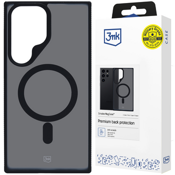 3MK ETUI POKROWIEC SMOKE MAGCASE DO SAMSUNG GALAXY S24 ULTRA ANTYPOŚLIZGOWE