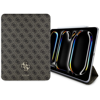 Guess GUFC13PM24PS4SGW iPad Pro 13 2024 brązowy/brown Magnetic 4G Big Logo