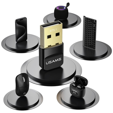 USAMS ADAPTER USB-C DO BLUETOOTH 5.1 DO WINDOWS 10 11 LAPTOP KOMPATYBILNOŚĆ