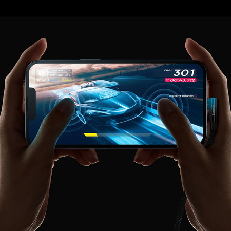 Baseus MVP 2 Elbow kątowy kabel przewód Power Delivery z bocznym wtykiem USB Typ C / Lightning 1m 20W czerwony (CAVP000220)