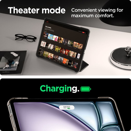 SPIGEN SMART FOLD ETUI DO IPAD AIR 13 1 2 2024 2025 Z SYSTEMEM MAGNETYCZNYM