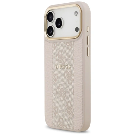 GUESS ETUI DO IPHONE 17 PRO MAX MAGSAFE STRIPE LOGO 4G Z MAGNETYCZNYM
