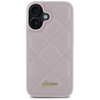 GUESS ETUI POKROWIEC DO IPHONE 16 6.1 HARDCASE LOGO QUILED METALOWE