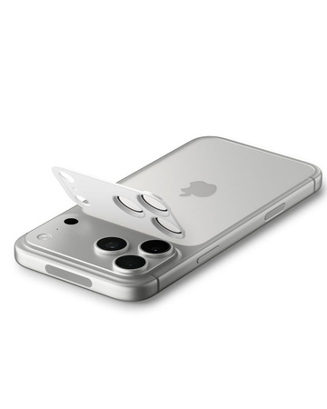 OSŁONA APARATU SPIGEN OPTIK PRO XL GLAS.TR ”EZ FIT” CAMERA PROTECTOR IPHONE 17 PRO MAX SILVER